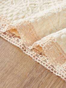 Blossori 2pcs Baby Girls Countryside Style Faux Fur Vest/Knit Undershirt Set