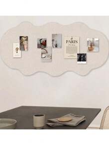 SHEIN [1包] 异形毛毡板照片墙装饰展示板软木板背景板文化墙羊毛毡墙贴照片墙