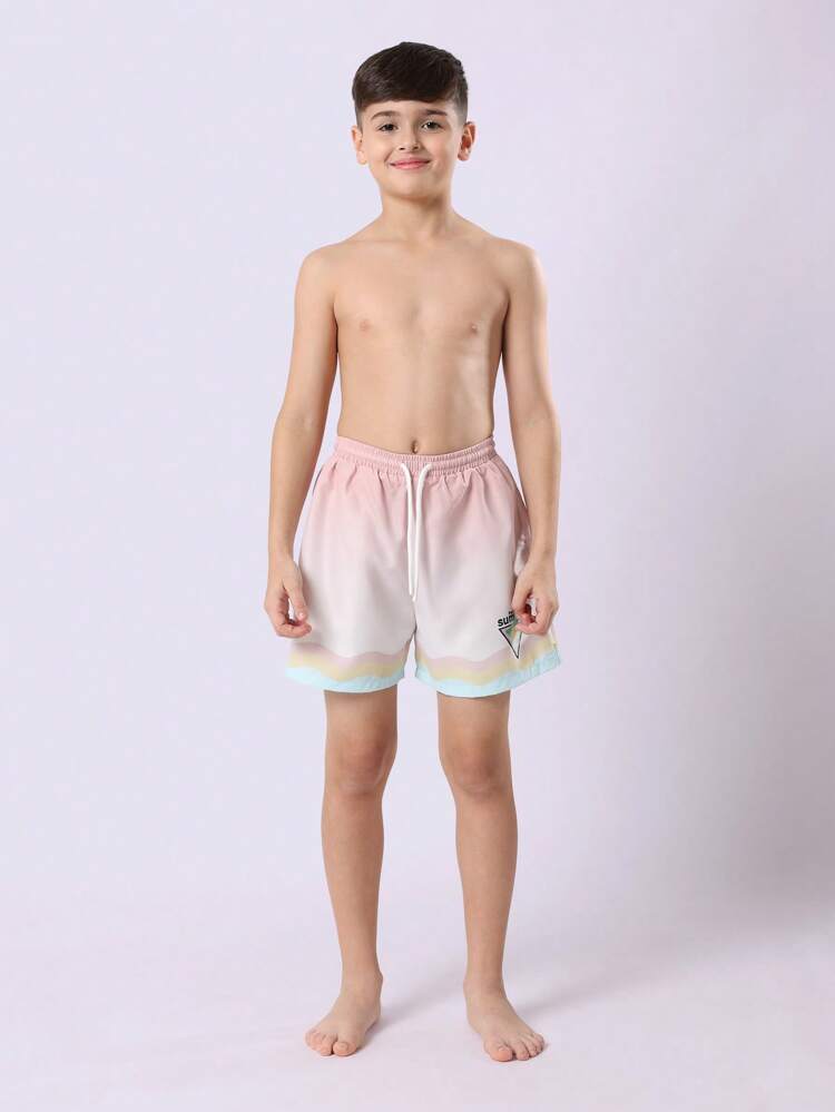 Tween Boys Premium Ombre Design Shorts
