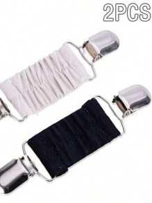 1件/2件/3件披肩夹复古欧美风格水晶毛衣夹防滑胸针围巾夹合金配饰 - 彩色 - 查看 7