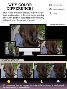 Straight Human Hair Clip In Hair Extensions For Full Head Brazilian Virgin Hair Dark Brown Color, 7/Pcs With 16Clips, 120 Gram - S2 - View 7