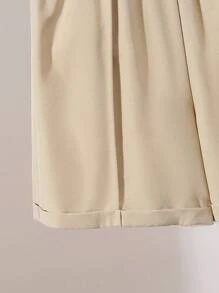 Souflis Souflis Conjunto de 3 piezas para niño pequeño: camiseta de manga corta con estampado de rayas + chal + pantalones cortos de cintura elástica