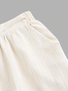 Auralis 大码女士休闲阔腿裤，三件套女士休闲装，夏季度假装 - 紫丁香色 - 查看 9