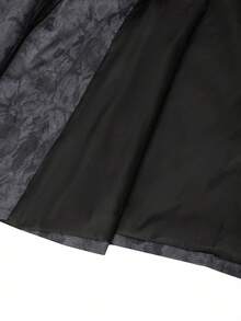 Manfinity Mode 男士纯色长袖外套和裤子休闲西装套装男士西装套装男士西装套装男士灰色西装套装男士正装西装套装 - 深灰色 - 查看 3