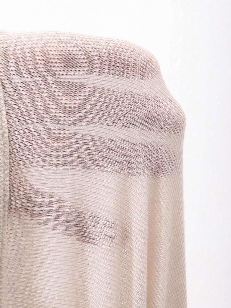 Dazy Plus Plain Crew Neck Partial Button Front Long Sleeve T-Shirt, Spring/Summer