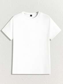 Manfinity NXTstreet 3pcs Pack Men's Knitted Casual Round Neck Short Sleeve T-Shirt - Grey - View 4