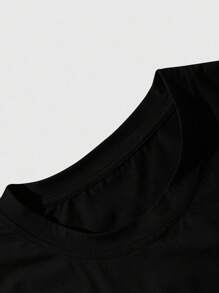 Manfinity Homme 男士休闲汽车和字母图案圆领背心