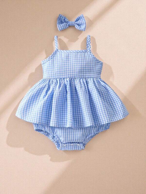 Souflis Souflis Vestido elegante, dulce y lindo con tirantes para bebés niñas, adecuado para primavera/verano, vacaciones, actividades al aire libre y uso diario