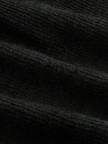 SHEIN MOD Plus Size Sleeveless Fitted Elastic Knit Top, Metal Button Closure, V-Neck Knit Tank, Dark Grey,Business Professional Women,Going Out Tops,Business Professional Women,Fall,Fall Tops