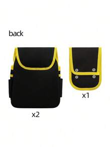 SHEIN Cinturón magnético de herramientas con múltiples bolsillos, bolsa de herramientas de cintura ajustable y de utilidad, bolsa de herramientas de reparación multifunción para almacenamiento