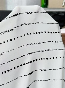 SHEIN 秋季服装，秋季服装，孕妇秋季服装，孕妇条纹卷袖单排扣打结腰部休闲衬衫孕妇衬衫女士孕妇装孕妇上衣条纹孕妇衬衫，教师装女士长衬衫女士衬衫连衣裙长袖夏装长衬衫 - 白色 - 查看 7