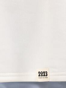 SUMWON 经典宽松T恤运动裤套装，青少年男童街头休闲春秋套装