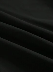 EMERY ROSE Áo thun tay ngắn cổ chữ V họa tiết Summer Faith, trang phục thường ngày ngoài trời cho nữ - màu đen - Xem 4