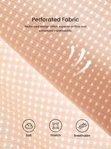 LUVLETTE 高腰三角裤 基本款 收腰 塑身衣 透气 女士内裤 - 杏色 - 查看 4