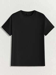 Manfinity NXTstreet 3pcs Pack Men's Knitted Casual Round Neck Short Sleeve T-Shirt - Grey - View 10