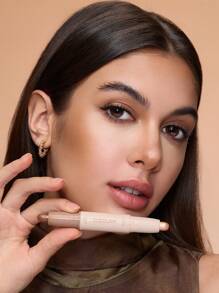 SHEGLAM 2-In-1 Contour & Highlight Stick-Maple Syrup Brand Beauty Makeup Face Paint Cosmetic For Women Girls Perfect For Fall Winter Ideal For Y2K Fancy Fashion Suitable For Birthday Christmas Present Party Ready Best Color