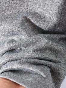 Girls' Casual Sports Elastic Waist Long Loose Straight Pants With 3D Bow Embroidered Hem, Gray, Autumn Fall Winter - Grey - View 6