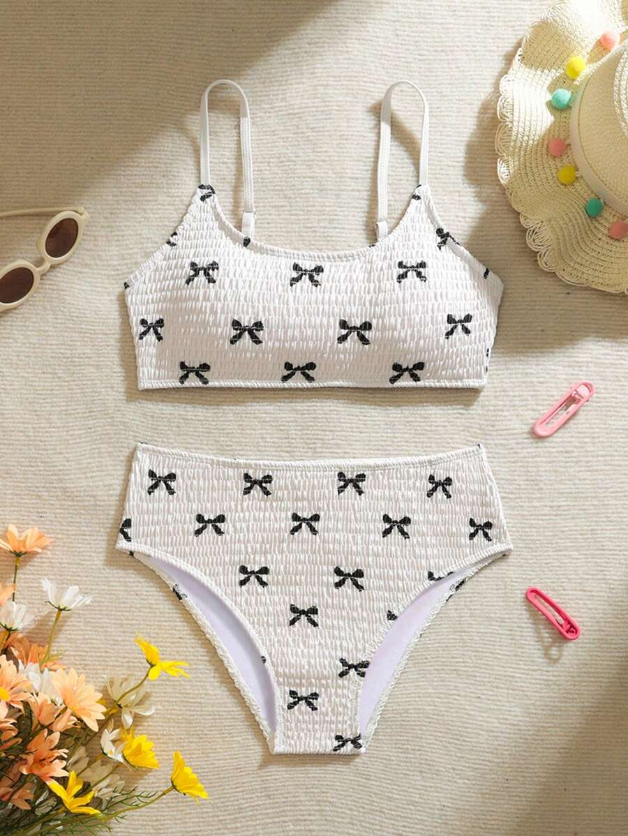 SHEIN Floral Print Bikini Set, Holiday Style Swimsuit - Multicolor - View 1