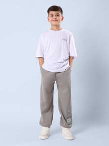 SUMWON Retro Star Racer 1999 Summer T-Shirt With Car Racing Graphics Classic Racing Crew Neck Leisure Outfit Weekend Casual - White - View 2