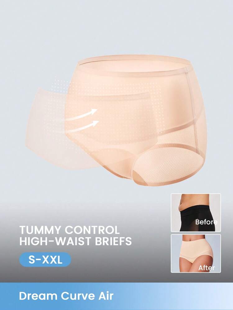 High-Waist Briefs Airy Panty Underwear Women