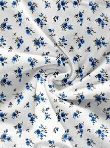 Muchica 女士休闲紧身吊带背心，碎花图案，适合夏季外出穿着