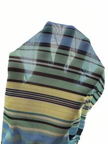 Slaydiva 2 Pieces Striped Swimwear Set - Style A, Fashionable For Summer, Tank Tops - Multicolor - View 8