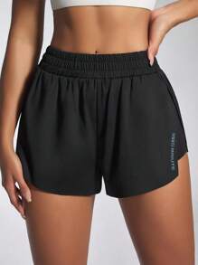 Powerista Lässige Sportshorts, einfach & modisch für den täglichen Komfort Kurze Sweatshorts