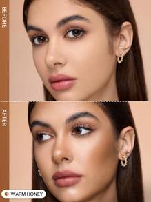 SHEGLAM 2-In-1 修容提亮棒-Warm Honey 品牌 美容 化妝 化妝品 適合女性與女孩 完美搭配冬季春季 Y2K 時尚 流行 生日禮物 假期 派對準備就緒 最佳顏色 - Warm Honey - 查看 2