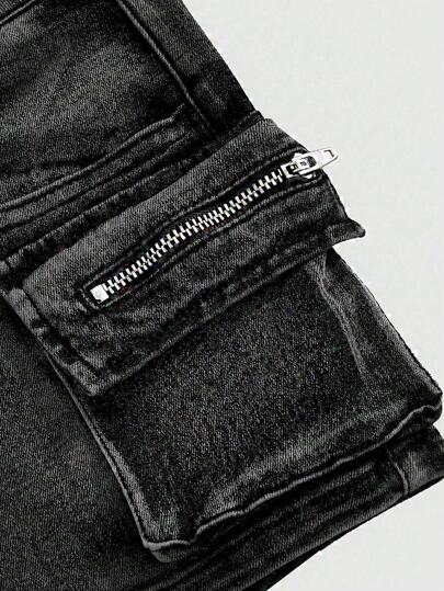 Grunge Punk Summer Distressed Low-Waist Mini Low Waist Denim Shorts, Punk Street Style