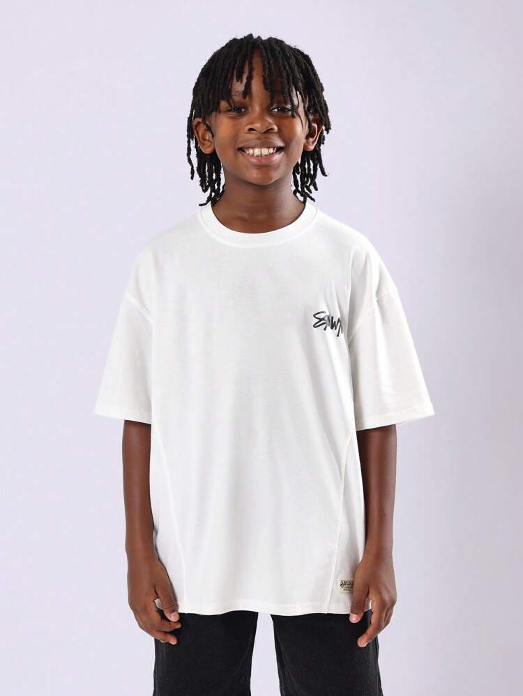 Oversized Streetwear Skater Cotton Short Sleeve T-Shirt