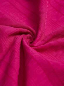 Chiquease Pink Lace Trim Ruffle Strap Dress - Pink - View 7