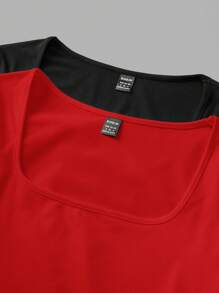 SHEIN EZwear Casual Minimalist Vintage Slogan & Retro Car Graphic Round Neck Short Sleeve Loose Cropped Women Thin T-Shirt, Suitable For Summer - Multicolor - View 10