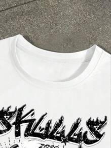 Manfinity Roghcode Bộ áo thun tay ngắn cổ tròn in chữ và ký tự kèm quần short có túi cho nam Bộ áo thun và quần short họa tiết cho nam Áo thun và quần short họa tiết Bộ áo thun và quần short họa tiết - Nhiều màu - Xem 6