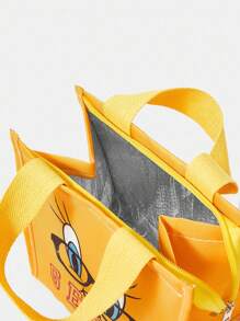 LOONEY TUNES X SHEIN Bolsa de almuerzo aislada de moda, bolsa funcional, bolsa de almuerzo, bolsa refrigeradora