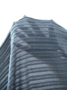 SHEIN Playful Pals 2pcs/Set Toddler Boys Blue & White Contrast Color Block Casual Long Sleeve Top And Stripe Drawstring Pants, Featuring Yellow Pocket Accent, Suitable For Children Everyday Wear, Autumn Baby Boy Fall Outfit Baby Boy Ribbed Outfit Baby Boy Clothes Baby Boys Rib Knit Long Sleeve Tee And Pants Set With Pocket Detail Winter