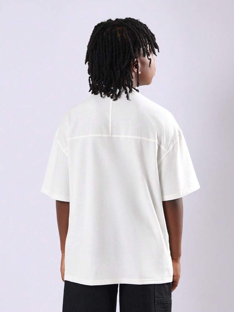 Oversized Streetwear Skater Cotton Short Sleeve T-Shirt