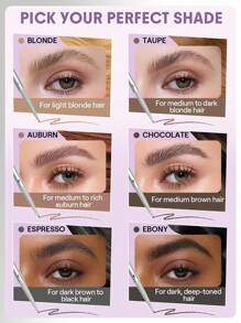 SHEGLAM Ultra Slim 眉筆-Chocolate 品牌 美容 化妝 化妝品 適合女性與女孩 完美搭配冬季 Y2K 時尚 流行 生日禮物 假期 派對準備就緒 最佳顏色 - Chocolate - 查看 7