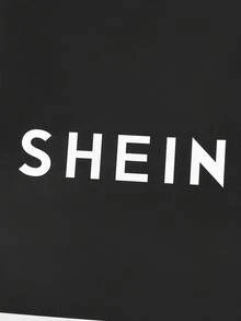 SHEIN 350 pcs/Kotak Kantong Kado Kertas Kraft Hitam Kecil 25*21*10cm - Hitam - View 3