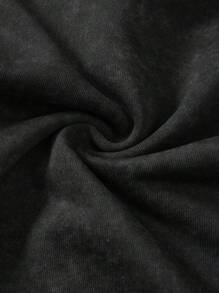 Manfinity Hypemode Men's Lightweight Fleece Sweatpants - Black - View 7