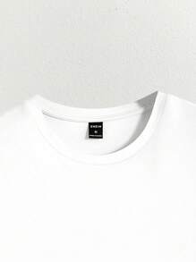 Manfinity NXTstreet 3pcs Pack Men's Knitted Casual Round Neck Short Sleeve T-Shirt - Grey - View 3