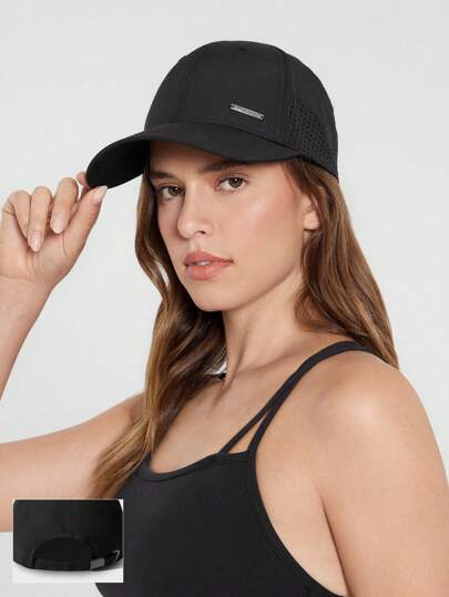 GLOWMODE Loose Fit Lightweight Air Flow Adjustable Back Closure Side Mesh Baseball Cap Daily Casual