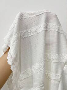 Jouncy Women's Solid Color Spaghetti Strap Tank Top, Fashionable For Summer - White - View 7