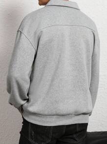Manfinity Dauomo Plus Size Men's Minimalist Pullover Hoodie, Suitable For Summer