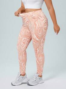 Flexra Jeans de punto elástico de mezclilla sencilla con bolsillos, uso casual diario en tallas grandes - Rosa vieja - Ver 6