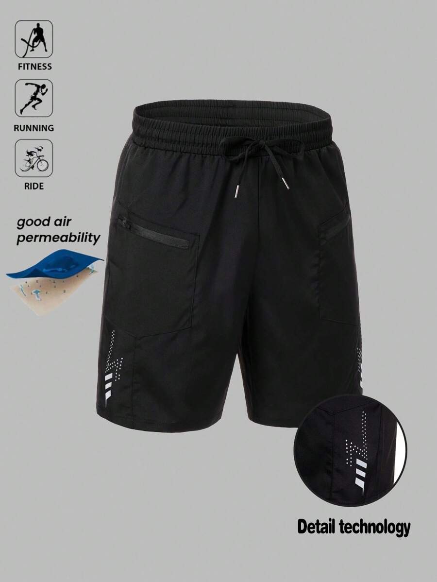 Manfinity Sport Corelite Men's Summer Casual Drawstring Waist Sports Shorts