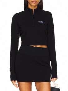 The North Face Women's 100 Glacier Cropped ¼ Zip