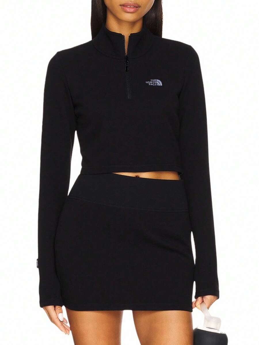 The North Face Women's 100 Glacier Cropped ¼ Zip