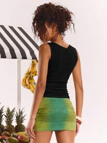 MUSERA Canottiera con scollo a barca e grafica con slogan, adatta per primavera, estate, Ibiza, vacanze, cute, festival, vacanza al mare, spiaggia, stile boho, top estivi da cowgirl per vacanza e festival