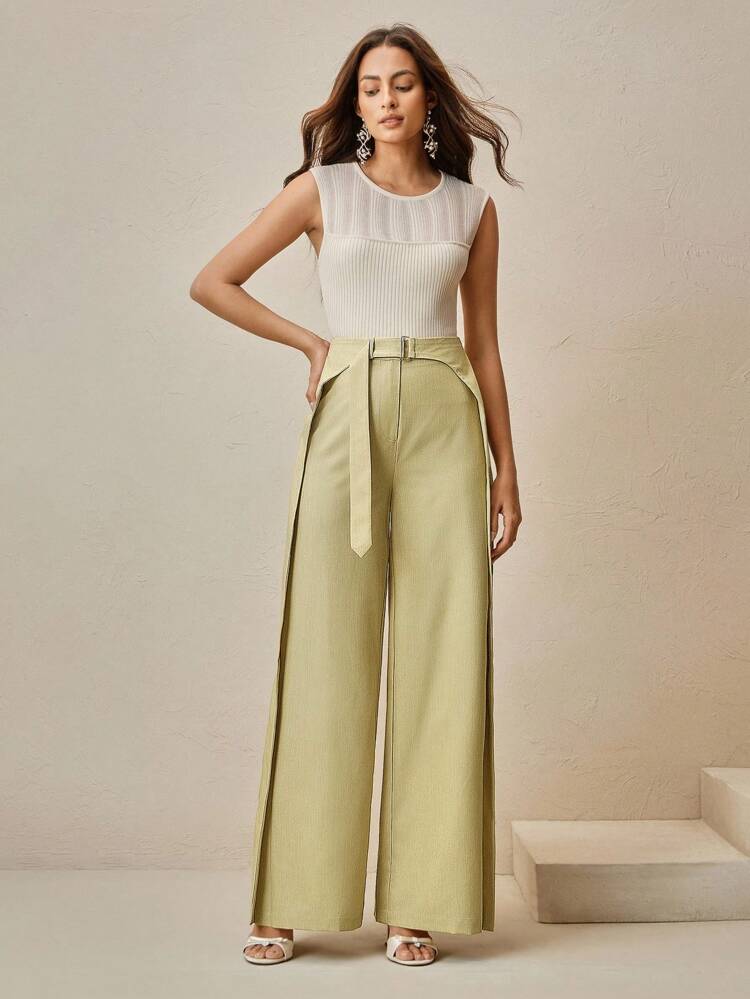 New Stylish Women High-Grade Cinched Waist Suit Pants For Autumn/Winter