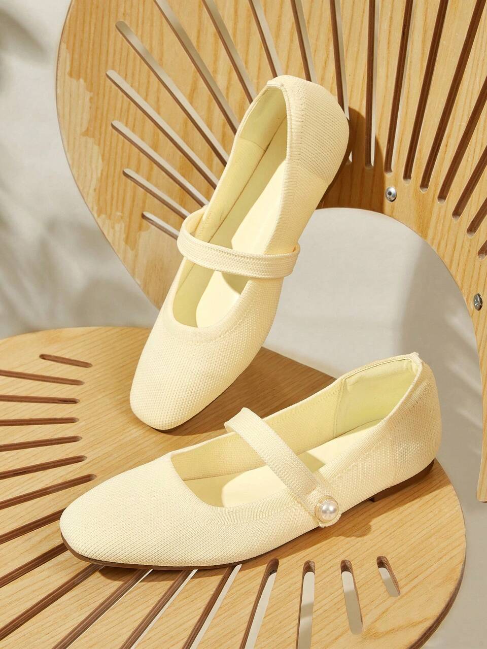 CUCCOO BASICS CUCCOO Women's Fashionable Mary Jane Flat Shoes For Everyday Wear